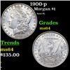 Image 1 : 1900-p Morgan Dollar $1 Grades Choice Unc