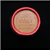 Image 3 : Mixed small cents 1c orig shotgun roll, 1926-p Lincoln Cent, Wheat Cent other end, Nathan's Brandt W