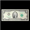 Image 2 : 1995 $2 Green Seal Federal Reseve Note Grades Choice AU/BU Slider