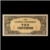 Image 2 : 1942 Philippines Under Japanese (JIM) Occupation 5 Centavo Note P# 104B Grades Choice CU