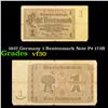 Image 1 : 1937 Germany 1 Rentenmark Note P# 173B Grades vf++