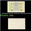 Image 1 : 1923 Weimar Germany 10 Millionen Mark Note P# 106D Grades vf++