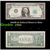 Image 1 : 1963B $1 Federal Reserve Note Grades vf+