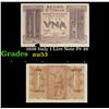 Image 1 : 1939 Italy 1 Lire Note P# 26 Grades Select AU
