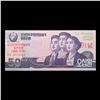 Image 2 : 2002 D.P.R.k. 50 Won Note With Comemrative Overprint Grades Select AU