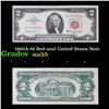 Image 1 : 1963A $2 Red seal United States Note Grades Choice AU