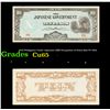 Image 1 : 1942 Philippines Under Japanese (JIM) Occupation 10 Pesos Note P# 108A Grades Gem CU