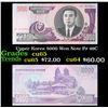 Image 1 : Upper Korea 5000 Won Note P# 46C Grades Gem CU