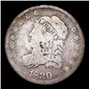 Image 2 : 1830 Capped Bust Half Dime 1/2 10c Grades vg+
