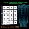 Image 1 : Huge Liifetime Collection - Too Many Coins To Auction Individually - This Lot is For One Page of 20 