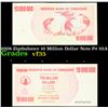 Image 1 : 2008 Zimbabawe 10 Million Dollar Note P# 55A Grades vf++