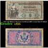 Image 1 : 1951 U.S. Military Payment Certificate MPC 5 Cent Note P# M22A Grades vf+