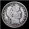 Image 2 : 1908-p Barber Half Dollars 50c Grades f, fine