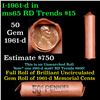 Image 1 : Shotgun Lincoln 1c roll, 1961-d 50 pcs Brandt Wrapper.