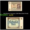 Image 1 : 1922 Weimar Germany 5,000 Mark Note P# 81D Grades Choice AU/BU Slider