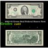 Image 1 : 2003 $2 Green Seal Federal Reseve Note Grades Select CU