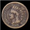 Image 2 : 1862 Indian Cent 1c Grades f, fine