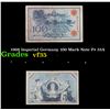 Image 1 : 1908 Imperial Germany 100 Mark Note P# 33A Grades vf++