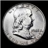Image 2 : 1948-p Franklin Half Dollar 50c Grades Choice+ Unc