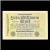 Image 2 : 1923 Weimar Germany 10 Millionen Mark Note P# 106C Grades xf