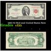 Image 1 : 1963 $2 Red seal United States Note Grades vf+
