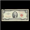 Image 2 : 1963 $2 Red seal United States Note Grades vf++