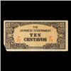 Image 2 : 1942 Philippines Under Japanese (JIM) Occupation 5 Centavo Note P# 104A Grades vf++