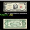 Image 1 : 1963 $2 Red seal United States Note Grades xf