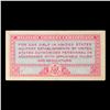 Image 3 : 1947 U.S. Military Payment Certificate MPC 5 Cent Note P# M8A Grades Select AU