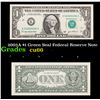 Image 1 : 2003A $1 Green Seal Federal Reserve Note Grades Gem+ CU