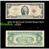 Image 1 : 1963 $2 Red seal United States Note Grades vf+
