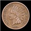 Image 2 : 1860 Indian Cent 1c Grades Select AU