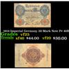 Image 1 : 1914 Imperial Germany 20 Mark Note P# 46B Grades vf+