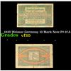 Image 1 : 1920 Weimar Germnay 10 Mark Note P# 67A Grades vf, very fine