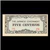 Image 2 : 1942 Philippines Under Japanese (JIM) Occupation 5 Centavo Note P# 103B Grades Select CU