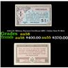Image 1 : 1946 U.S. Military Payment Certificate MPC 1 Dollar Note P# M5A Grades Choice AU/BU Slider