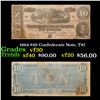 Image 1 : 1864 $20 Confederate Note, T67 Grades vf++