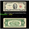 Image 1 : 1963 $2 Red seal United States Note Grades vf+