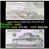 Image 1 : Upper Korea 5000 Won Note P# 44C Grades Gem CU