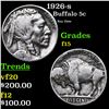 Image 1 : 1926-s Buffalo Nickel 5c Grades f+