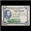 Image 2 : 1925 Spain 100 Pesetas Note P# 69C Grades xf+
