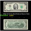 Image 1 : 2003 $2 Green Seal Federal Reseve Note Grades Select CU