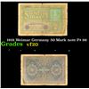 Image 1 : 1919 Weimar Germany 50 Mark note P# 66 Grades vf, very fine