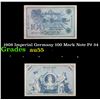 Image 1 : 1908 Imperial Germany 100 Mark Note P# 34 Grades Choice AU