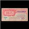 Image 2 : 1947 U.S. Military Payment Certificate MPC 10 Cent Note P# M9A Grades vf+