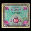 Image 2 : 1944 France 10 Franc Allied Liberation Note P# 116A Grades vf++