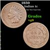 Image 1 : 1859 Indian Cent 1c Grades vg, very good