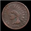 Image 2 : 1876 Indian Cent 1c Grades vg+