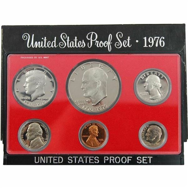 1976 United States Proof Set, 5 Coins Inside!