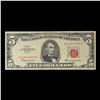 Image 2 : 1963 $5 Red seal United States Note Grades vf++